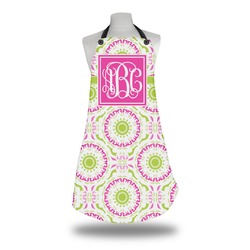 Pink & Green Suzani Apron w/ Monogram