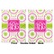 Pink & Green Suzani Baby Blanket (Double Sided - Printed Front and Back)