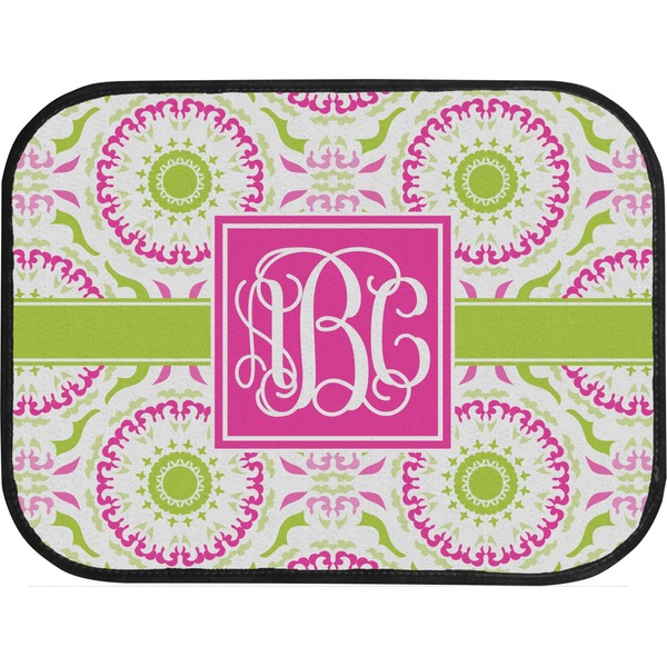 Pink & Green Suzani Back Seat Car Mat