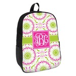 Pink & Green Suzani Kids Backpack (Personalized)