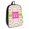Pink & Green Suzani Backpack - angled view