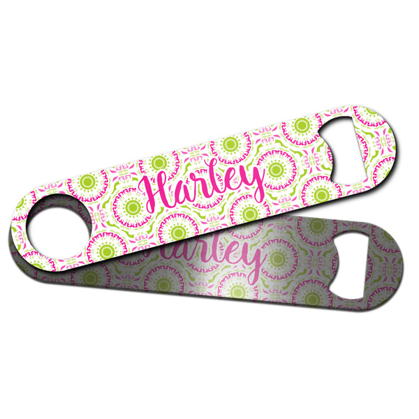 Pink & Green Suzani Bar Bottle Opener - Main