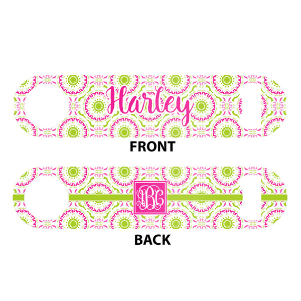 Pink & Green Suzani Bar Bottle Opener - White - Approval