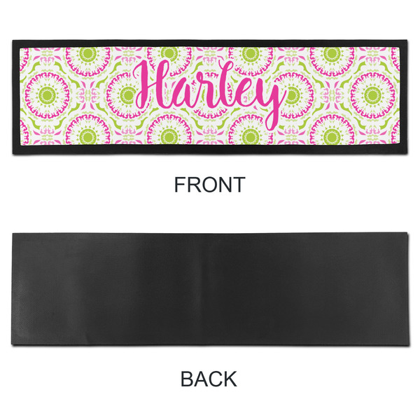 Pink & Green Suzani Bar Mat - Large - APPROVAL