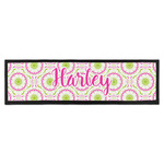 Pink & Green Suzani Bar Mat - Large (Personalized)