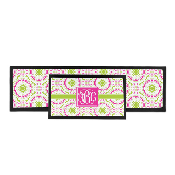 Pink & Green Suzani Bar Mat - Parent Main