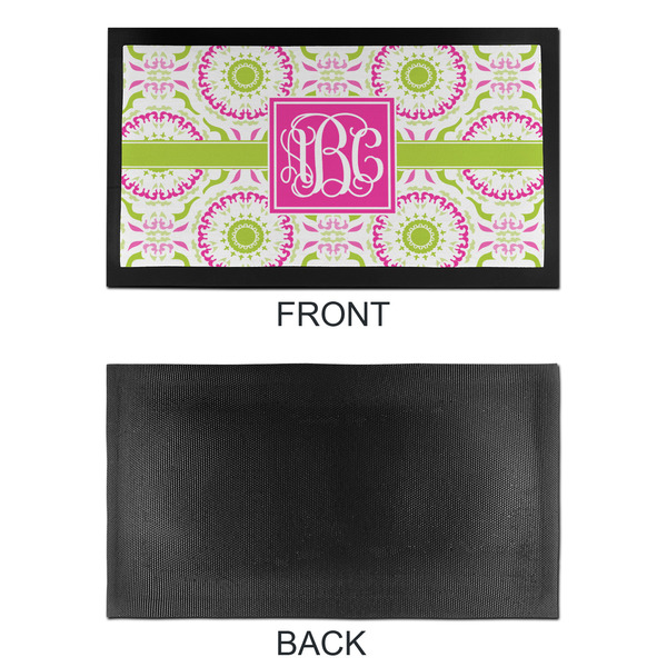Pink & Green Suzani Bar Mat - Small - APPROVAL