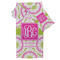 Pink & Green Suzani Bath Towel Sets - 3-piece - Front/Main