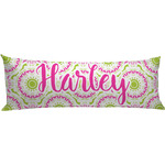 Pink & Green Suzani Body Pillow Case (Personalized)