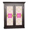 Pink & Green Suzani Cabinet Decals