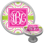 Pink & Green Suzani Cabinet Knob (Personalized)