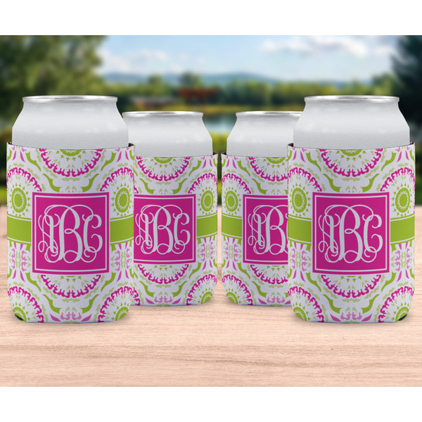 Pink & Green Suzani Can Sleeve - LIFESTYLE