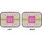 Pink & Green Suzani Car Floor Mats (Back Seat) (Approval)