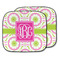 Pink & Green Suzani Car Sun Shade - Two Piece (Personalized)