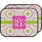 Pink & Green Suzani Car Floor Mats (Back Seat) (Personalized)