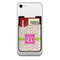 Pink & Green Suzani 2-in-1 Cell Phone Credit Card Holder & Screen Cleaner (Personalized)