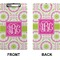 Pink & Green Suzani Clipboard (Legal) (Front + Back)