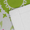 Pink & Green Suzani Close up of Fabric