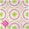 Pink & Green Suzani Cloth Napkins - Personalized Dinner (Full Open)