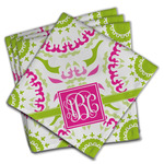 Pink & Green Suzani Cloth Napkins (Set of 4) (Personalized)