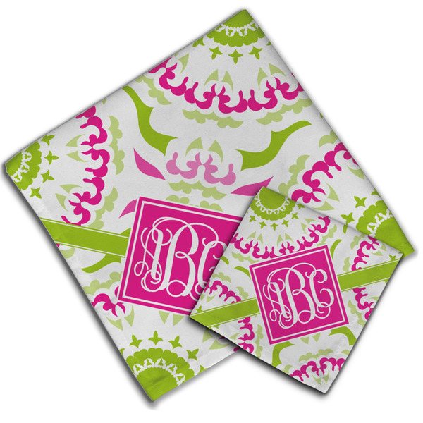 Pink & Green Suzani Cloth Napkins - Personalized Lunch & Dinner (PARENT MAIN)