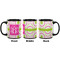 Pink & Green Suzani Coffee Mug - 11 oz - Black APPROVAL