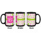 Pink & Green Suzani Coffee Mug - 15 oz - Black APPROVAL