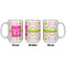 Pink & Green Suzani Coffee Mug - 15 oz - White APPROVAL