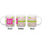 Pink & Green Suzani Coffee Mug - 20 oz - White APPROVAL