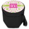 Pink & Green Suzani Collapsible Personalized Cooler & Seat (Closed)