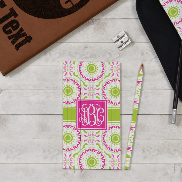 Pink & Green Suzani Colored Pencils - In Context