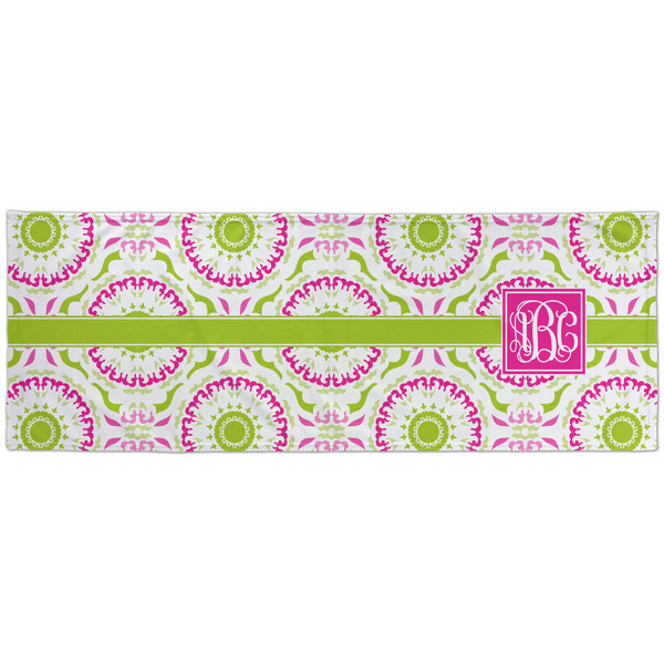 Pink & Green Suzani Cooling Towel- Approval