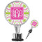 Pink & Green Suzani Wine Bottle Stopper (Personalized)