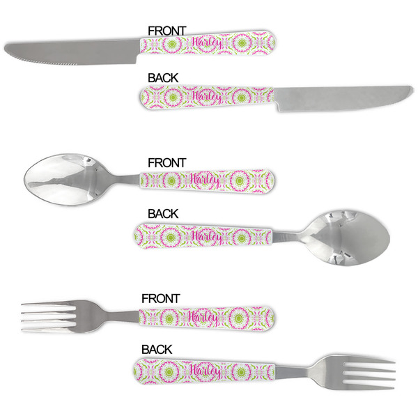 Pink & Green Suzani Cutlery Set - APPROVAL