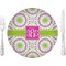 Pink & Green Suzani Dinner Plate