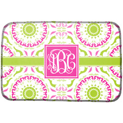 Pink & Green Suzani Dish Drying Mat (Personalized)