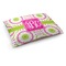 Pink & Green Suzani Dog Bed - Medium w/ Monogram