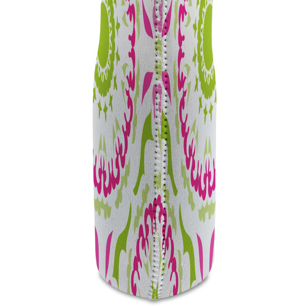 Pink & Green Suzani Double Wine Tote - DETAIL 2 (new)