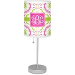 Pink & Green Suzani 7" Drum Lamp with Shade (Personalized)