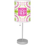 Pink & Green Suzani Lamp with Drum Shade (Personalized)