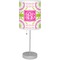 Pink & Green Suzani Lamp with Drum Shade (Personalized)
