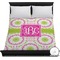 Pink & Green Suzani Duvet Cover - Full / Queen (Personalized)