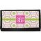 Pink & Green Suzani Canvas Checkbook Cover (Personalized)