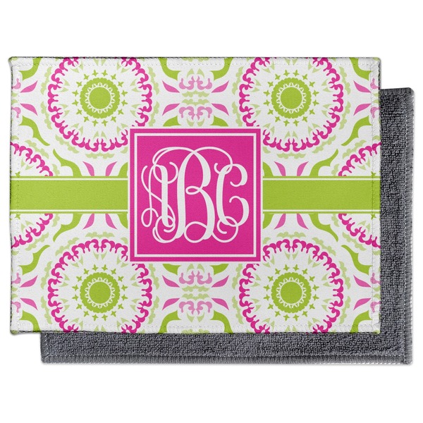 Pink & Green Suzani Electronic Screen Wipe - Flat