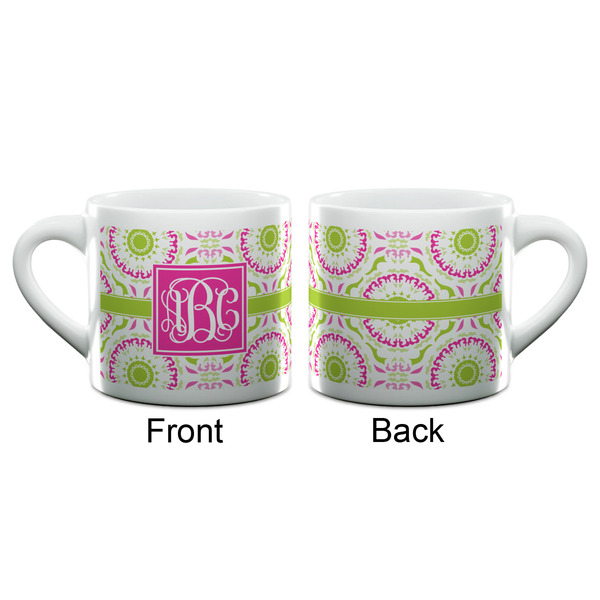 Pink & Green Suzani Espresso Cup - 6oz (Double Shot) (APPROVAL)
