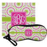 Pink & Green Suzani Eyeglass Case & Cloth (Personalized)