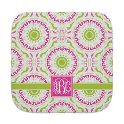Pink & Green Suzani Face Towel (Personalized)