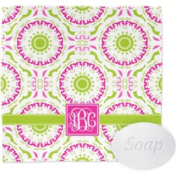 Pink & Green Suzani Washcloth (Personalized)