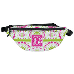 Pink & Green Suzani Fanny Pack - Classic Style (Personalized)