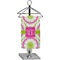 Pink & Green Suzani Finger Tip Towel (Personalized)
